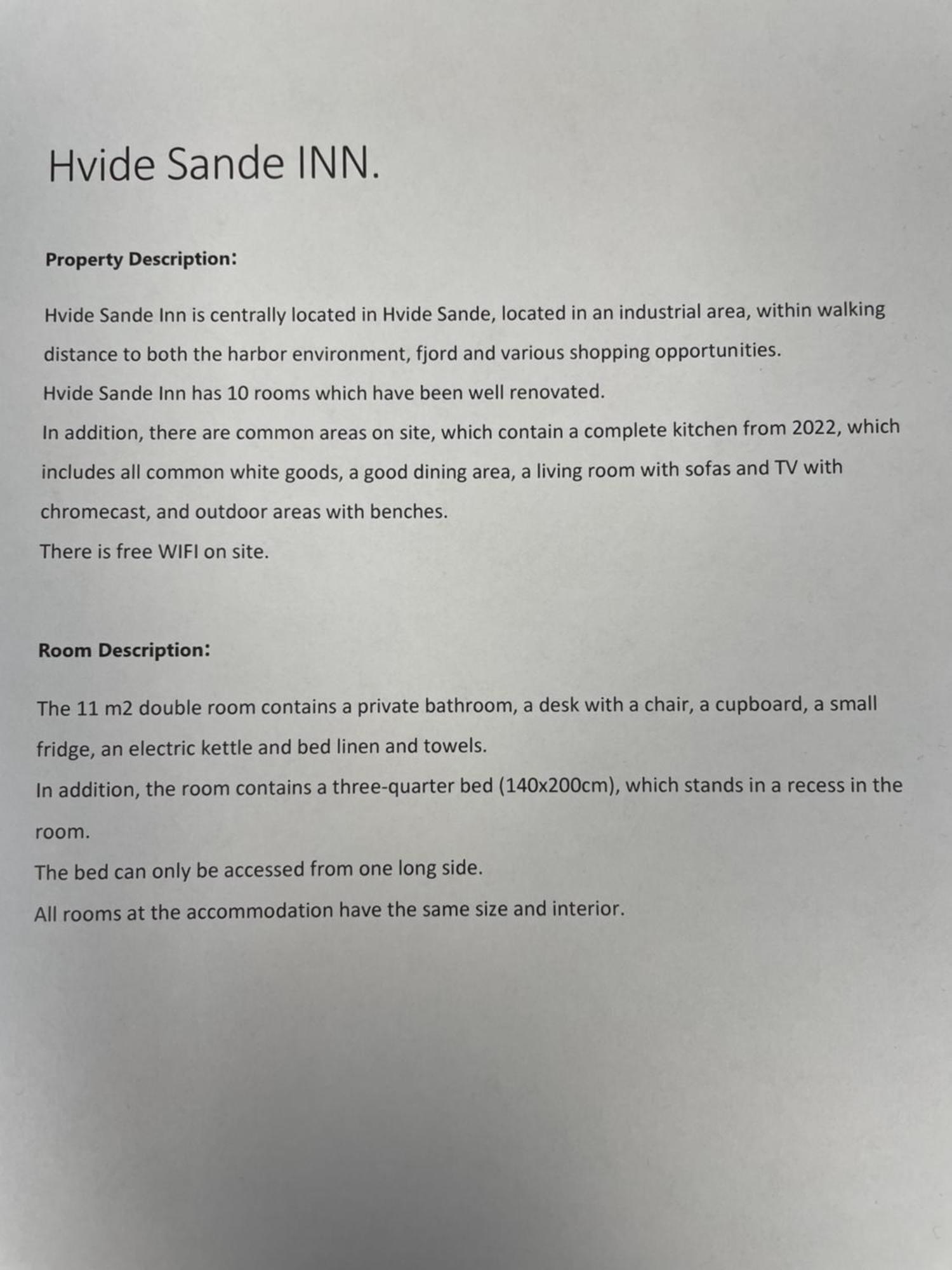 Hvide Sande Inn Dış mekan fotoğraf